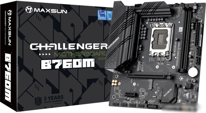 Материнская плата Maxsun Challenger B760M