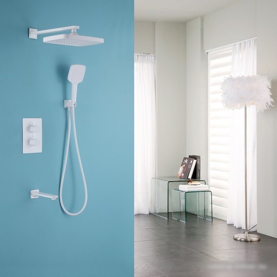 Душевая система Abber Weiss Insel AF8050W (белый)
