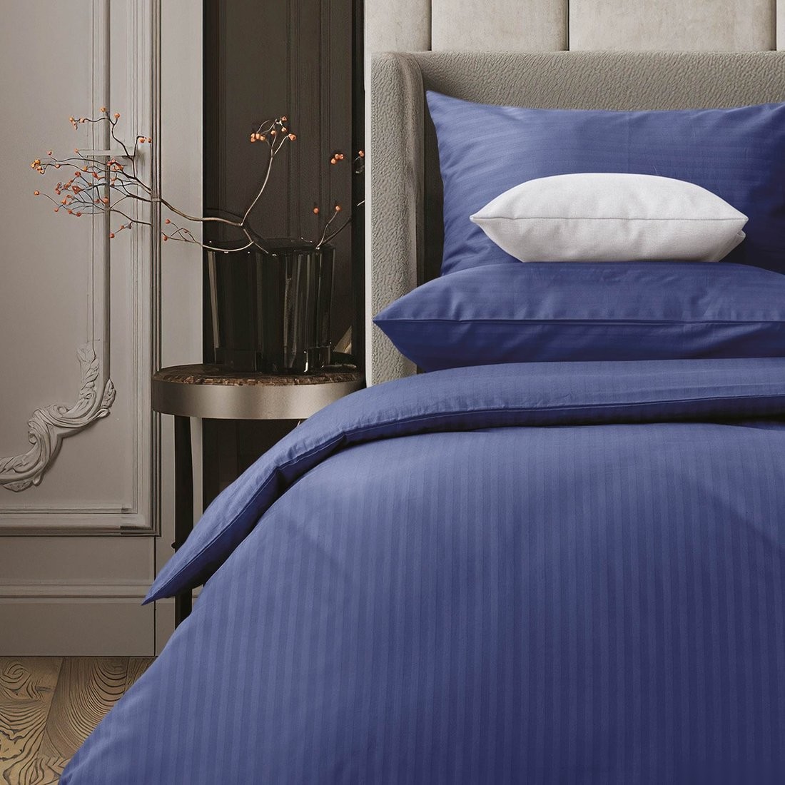 Постельное белье Verossa Stripe Евро Indigo VRT 2501 70004 ST13 23