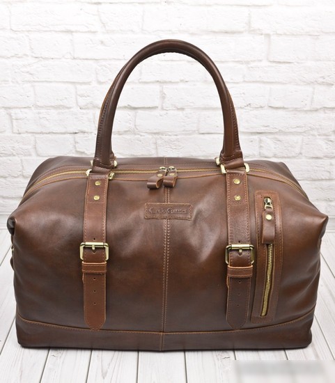 Дорожная сумка Carlo Gattini Premium Campora 4019-53 (коричневый)