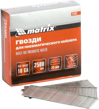 Гвозди Matrix 57603 (2500 шт)