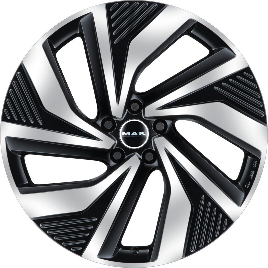 Литые диски MAK Electra 19x8" 5x112мм DIA 57.1мм ET 45мм Black Mirror