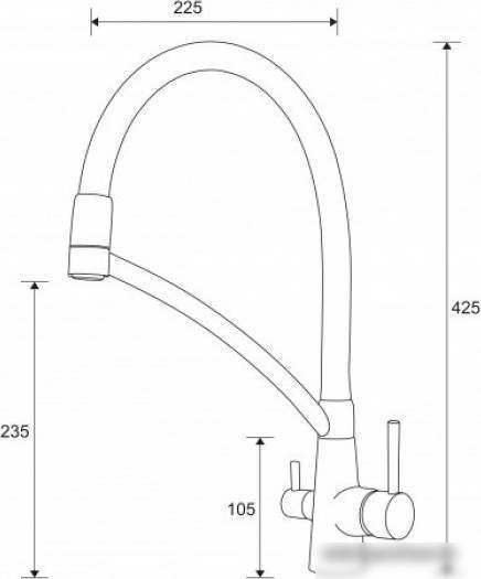 Смеситель Paulmark Siegen Si213111-308 (черный)