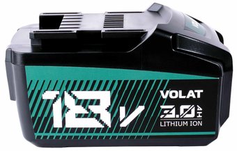 Аккумулятор VOLAT MET-18.0V3.0 (18В/3 Ah)