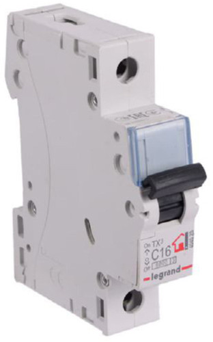 Выключатель автоматический Legrand TX3 1P C 16A 6kA 1M