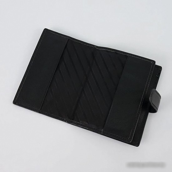 Обложка на документы Poshete 852-317-4K-BLK (черный)