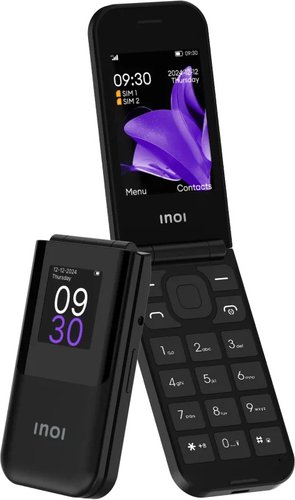 Кнопочный телефон Inoi 284 Flip 4G (черный)
