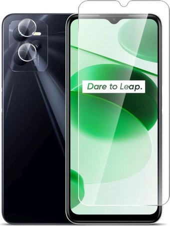 Защитное стекло BoraSCO Для Realme C35 антиблик гибридная 70891