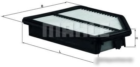Воздушный фильтр Mahle Knecht LX3007 Воздушный фильтр Mahle Knecht LX3007