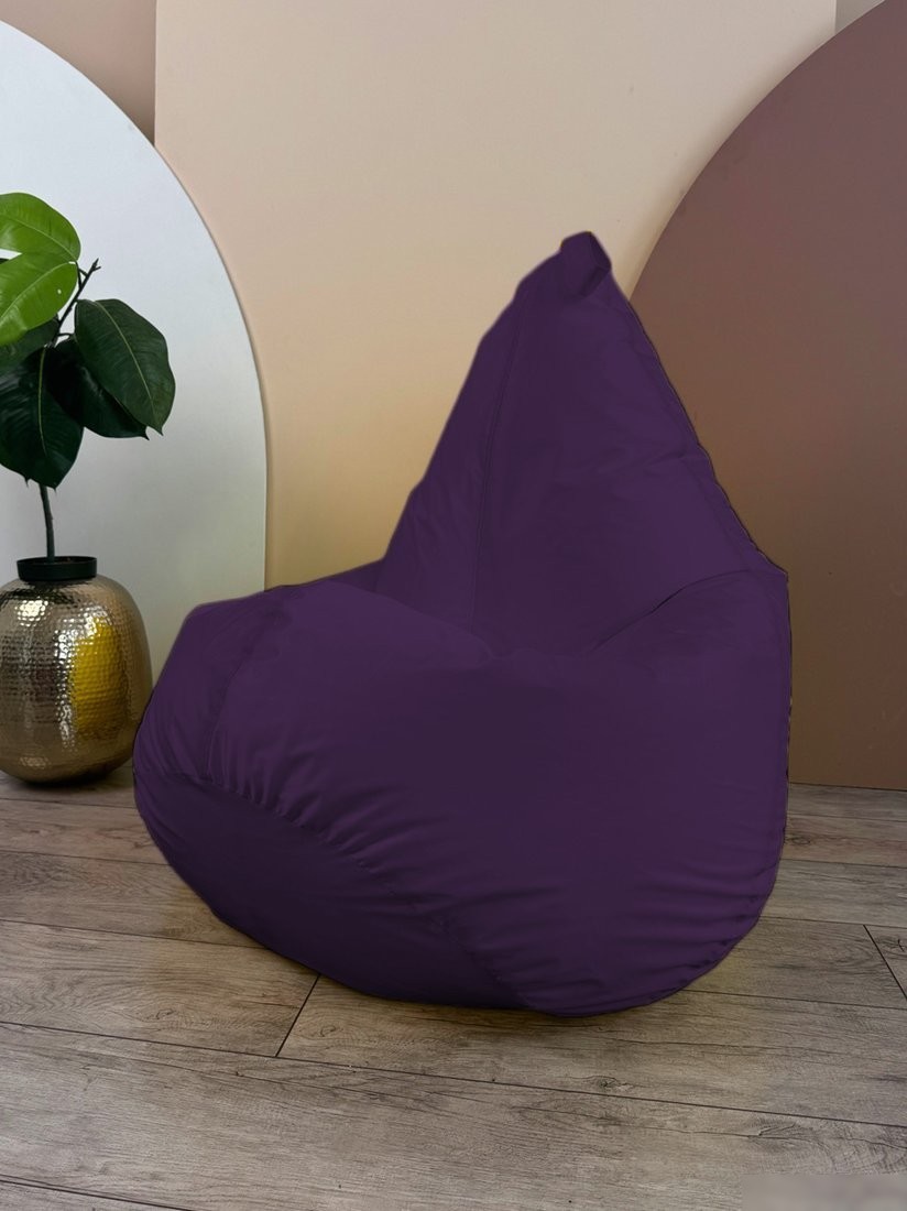 Кресло-мешок Flagman Груша Софт 130x85 XXL GXL.2-12 (фиолетовый)