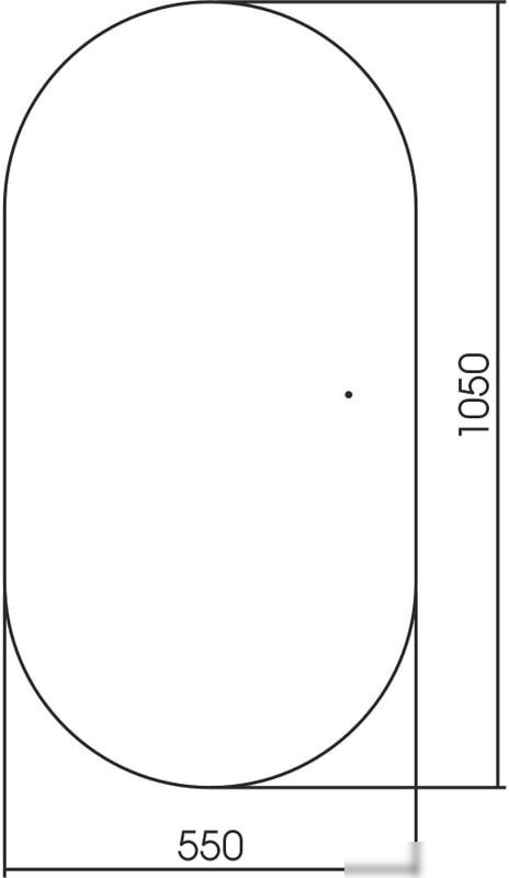Зеркало Abber Kontur AG6302SCB