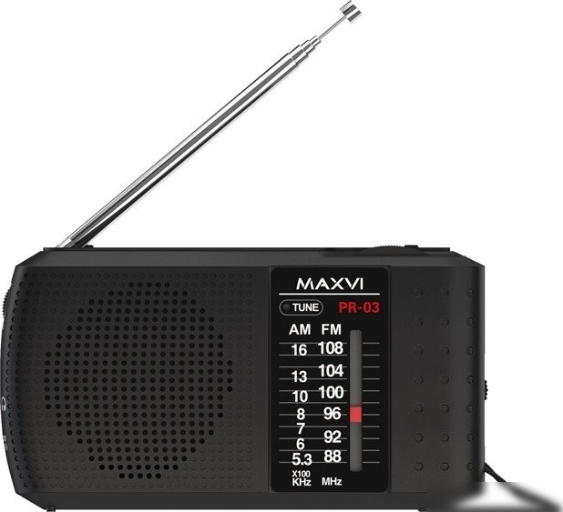 Радиоприемник Maxvi PR-03 (черный)
