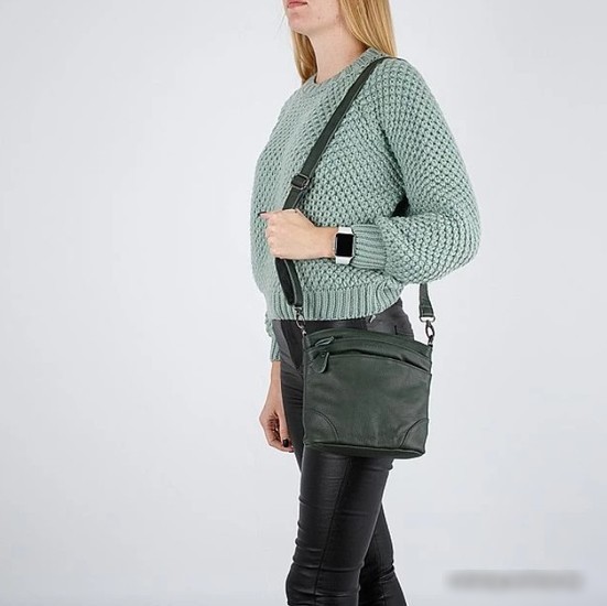 Женская сумка Poshete 921-004-GRN (хаки)