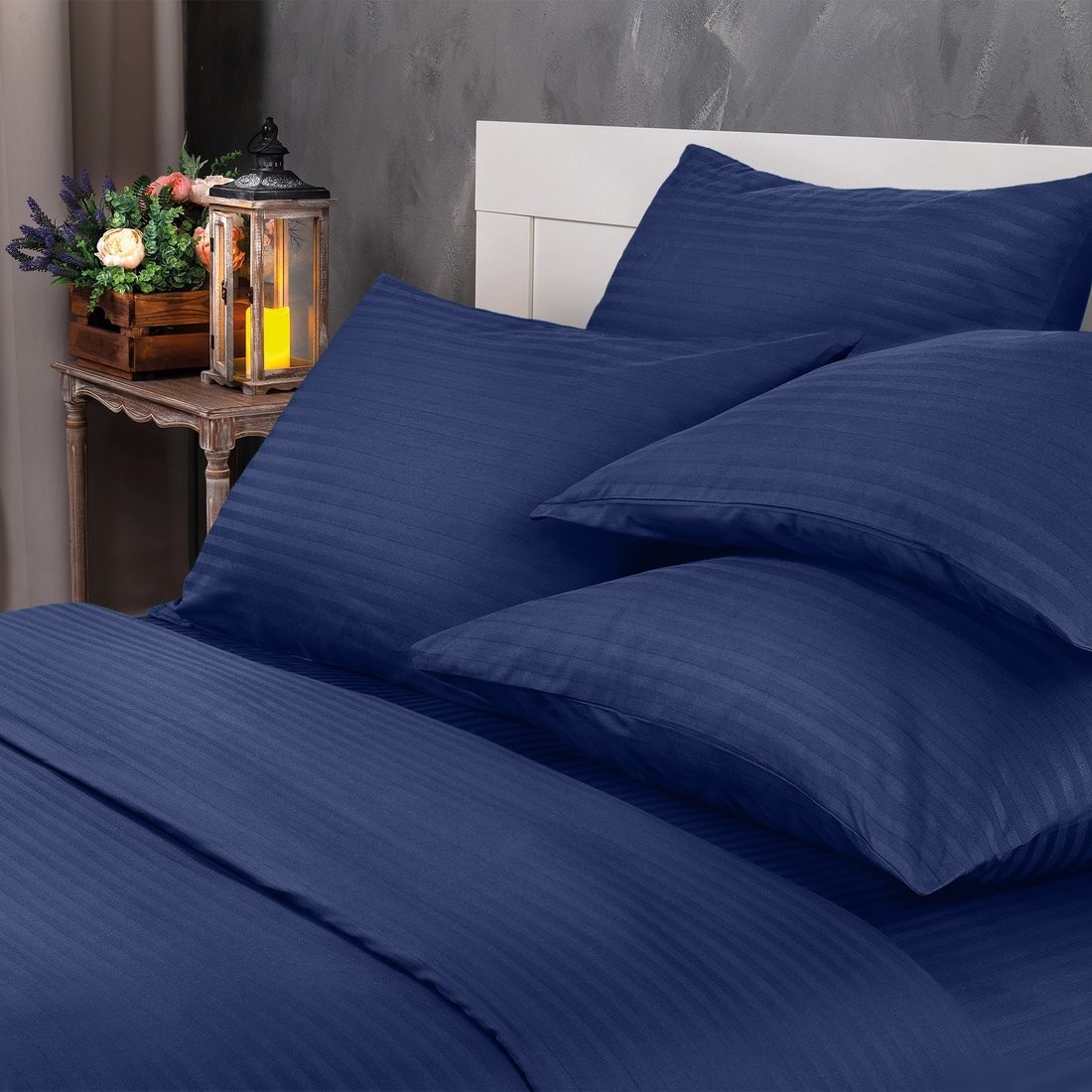 Постельное белье Verossa Stripe Евро Indigo VRT 2501 70004 ST13 23