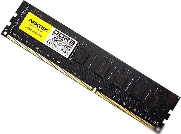 Оперативная память Arktek 4ГБ DDR3 1600 МГц AKD3S4P1600