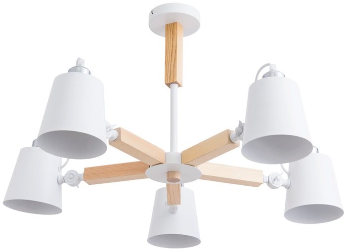 Люстра средней высоты Arte Lamp Oscar A7141PL-5WH