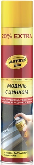 ASTROhim Antiruster Мовиль с цинком 1л AC-4808 ASTROhim Antiruster Мовиль с цинком 1л AC-4808