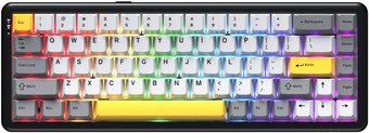 Клавиатура Ajazz AK680 Max (черный/серый/желтый)