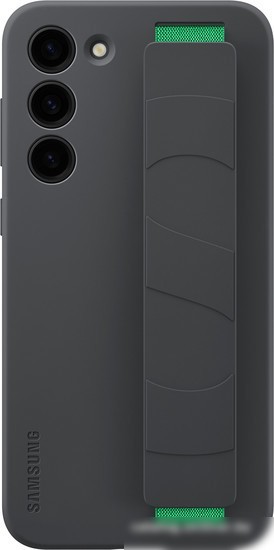 Чехол для телефона Samsung Silicone Grip Case S23+ (черный)