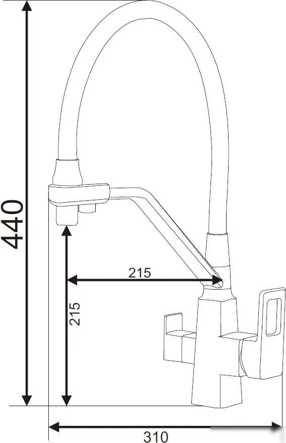 Смеситель Vieir V353525