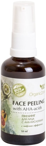 Organic Zone Пилинг Face Peeling с лифтинг-эффектом с АНА-кислотами 50 мл