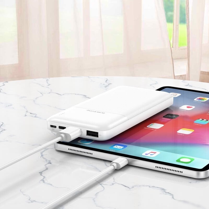 Внешний аккумулятор Borofone BJ16 10000mAh (белый)