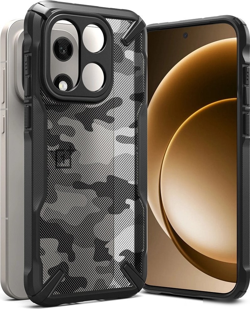 Чехол для телефона Ringke Fusion X для OnePlus 15 (Camo Black)