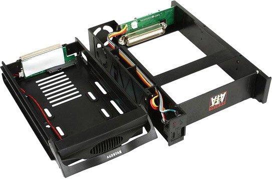 Бокс для жесткого диска AgeStar SR3P-SW-1F Black