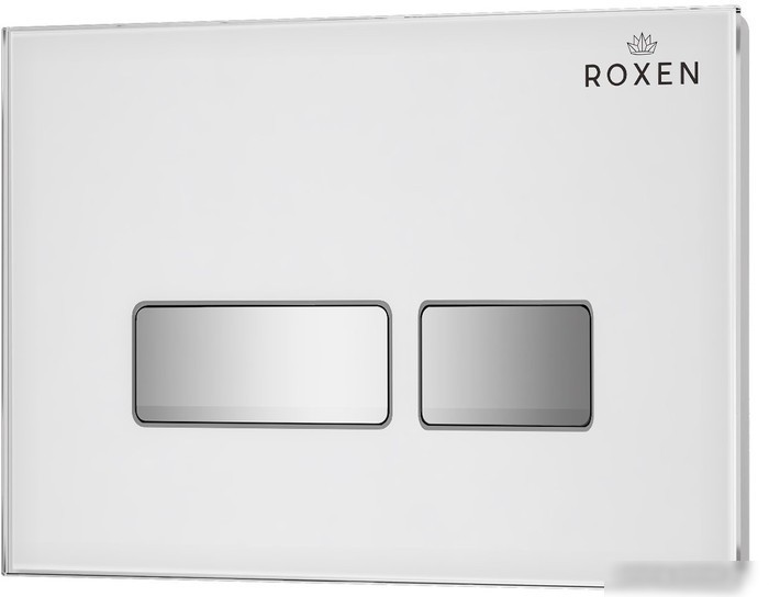 Унитаз подвесной Roxen Cube Bidet One Rimless 6 в 1 StounFix Slim 640526 (белое стекло)