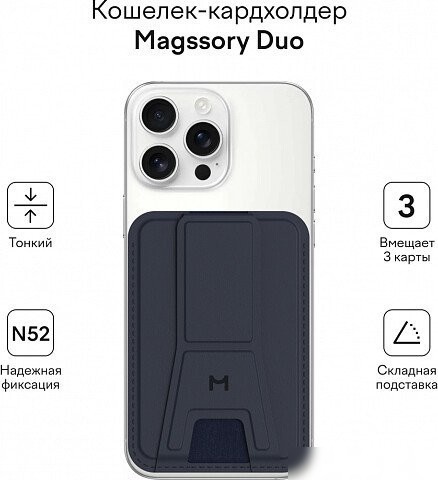 Кредитница Magssory Duo Blue ACL011b