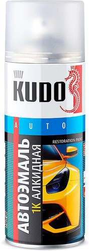 Автомобильная краска Kudo 1K эмаль автомобильная ремонтная алкидная KU-40410 (520 мл, Песочный 237)