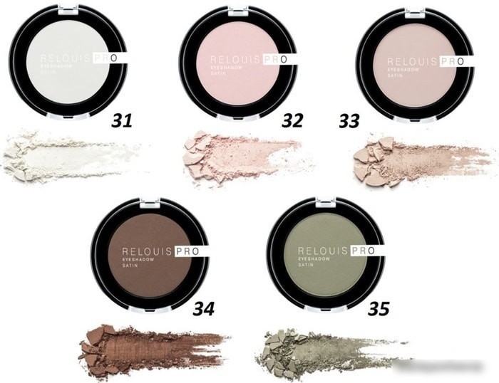 Тени для век Relouis Pro EyeShadow Satin Тон 31