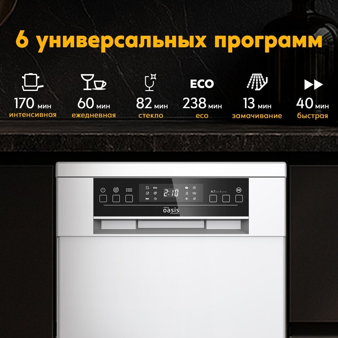 Отдельностоящая посудомоечная машина Making Oasis Everywhere PM-11S6