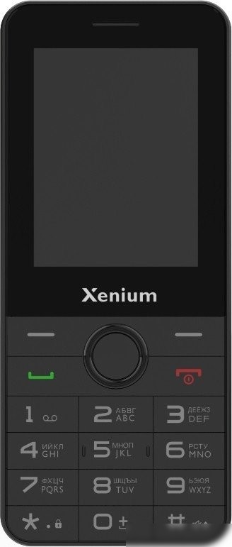 Кнопочный телефон Xenium X240 (черный)