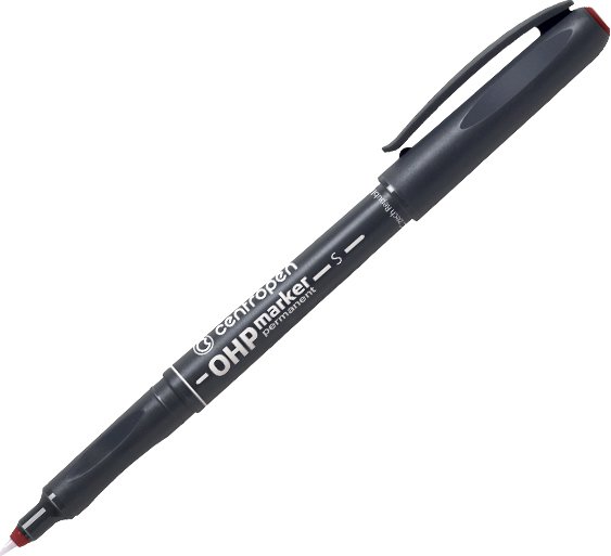 Маркер перманентный Centropen 0.3 мм S 2634 0104 (красный)