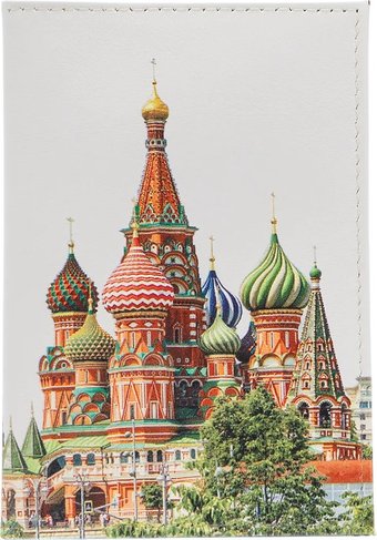 Обложка для паспорта Poshete Москва 681-OP2299005-CLR