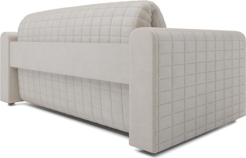 Диван Мебель-АРС Аккордеон Барон №5 НПБ 155x200 (бархат бежевый Star Velvet 6 Light Beige)