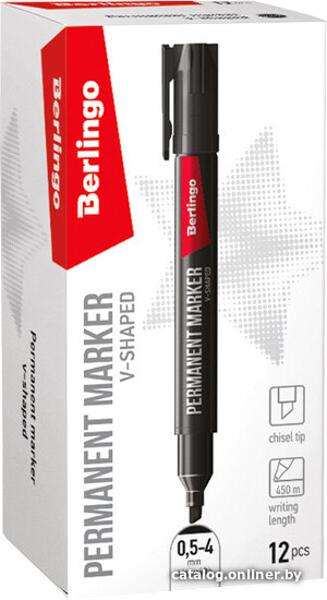 Маркер перманентный Berlingo Multiline PE400 BMc_04601 (черный)