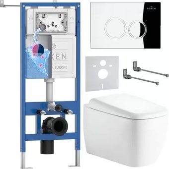 Унитаз подвесной Roxen StounFix Dual Fresh 968509