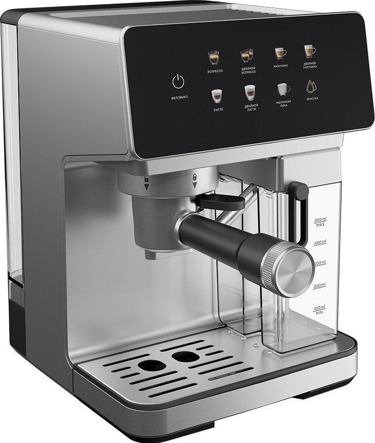 Рожковая кофеварка Weissgauff WCM-355 DBx Automatic Cappuccino ColorTouch