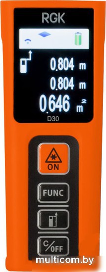 Лазерный дальномер RGK D30 Лазерный дальномер RGK D30
