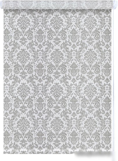 Рулонные шторы Legrand Дамаск 160x175 (серебро)