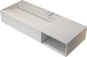 Abber Тумба с умывальником Stein AS2640-1.0 R (подвесной, белый матовый)