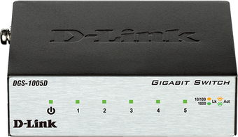 Неуправляемый коммутатор D-Link DGS-1005D
