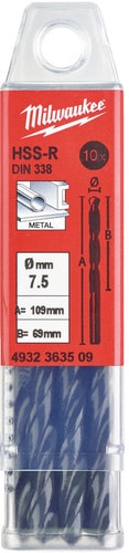 Набор оснастки Milwaukee 4932363509 (10 предметов)
