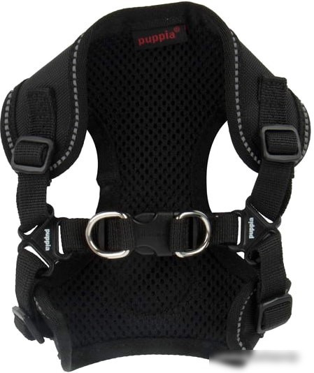 Шлейка Puppia Trek PLRA-HC9323-BK-L (черный)