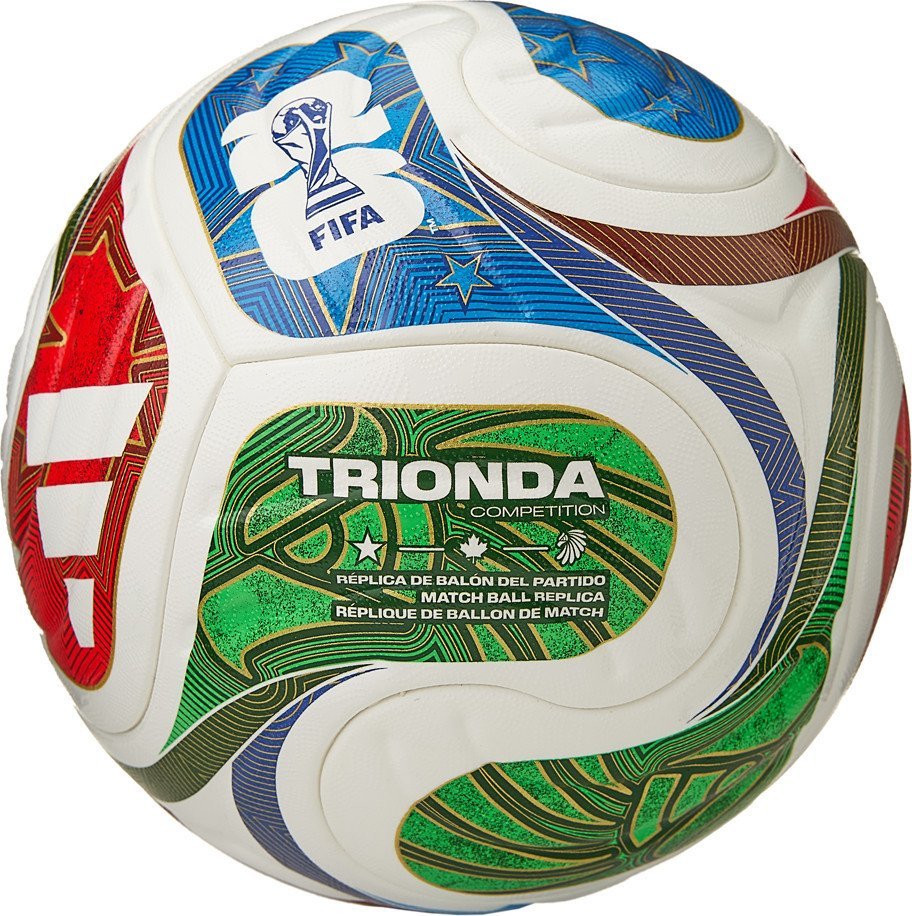 Футбольный мяч Adidas WC26 Trionda Competition JD8031 (размер 4, мультиколор)