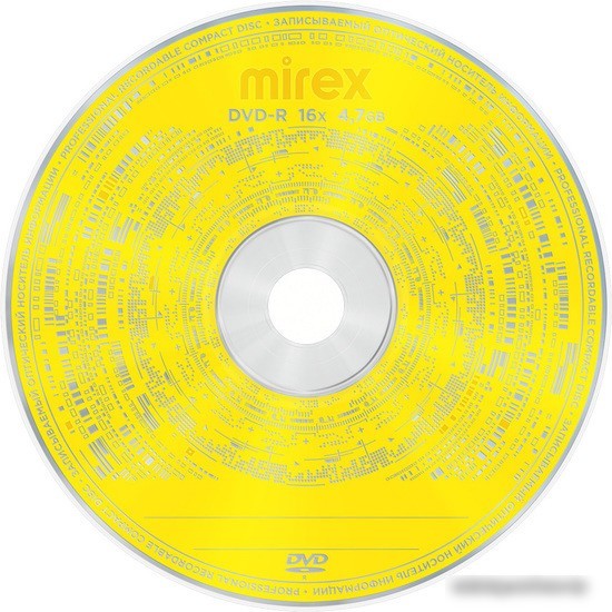 DVD-R диск Mirex 4.7Gb 16x UL130003A1S (1 шт.)