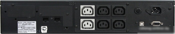 Источник бесперебойного питания Powercom King Pro RM KIN-1200AP LCD RM