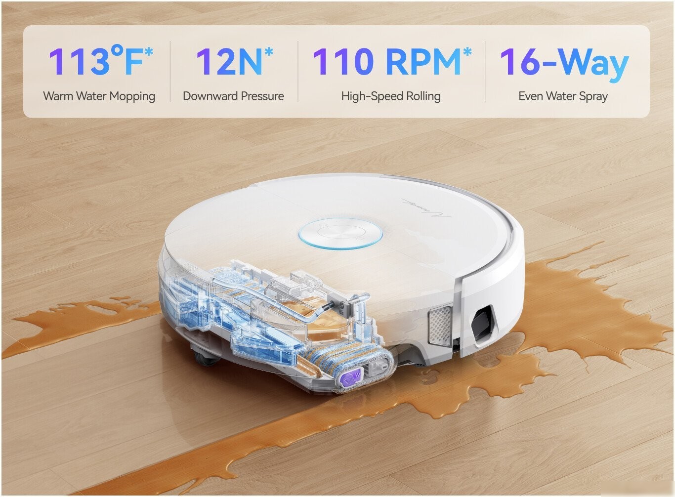 Робот-пылесос Narwal Flow Robot Vacuum & Mop YJCC026 (белый)